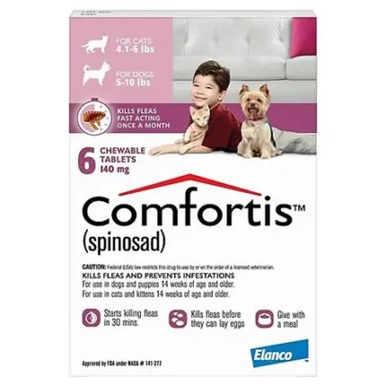 Buy Comfortis Chewable Tablets Dogs and Cats Online