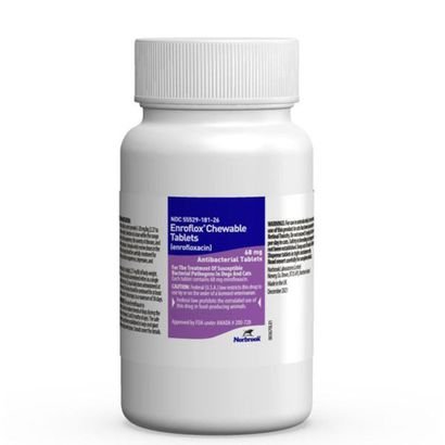 Buy Enroflox Antibacterial Chewable Tablets for Dogs and Cats Online