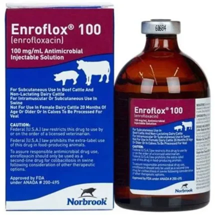 Buy Enroflox Antibacterial Injection for Dogs 2.27% Online - Vet Pharma Med