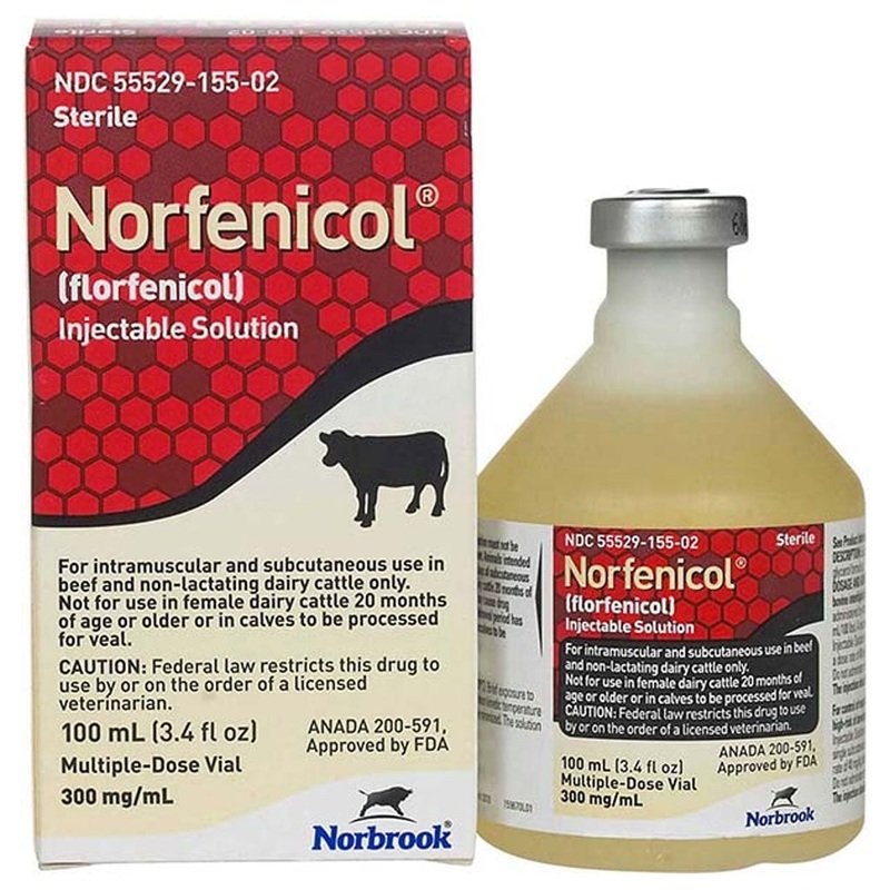 Buy Norfenicol (Florfenicol) Solution for Beef and Non-Lactating Dairy Cattle Online