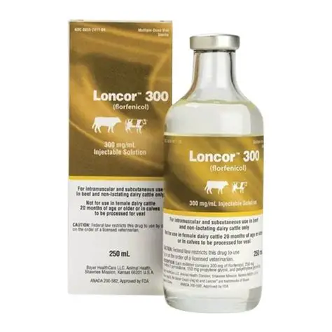 Buy Loncor 300 (Florfenicol) Injectable Solution for Cattle Online