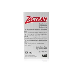 Buy Zactran Injection 150mg Online - Vet Pharma Med