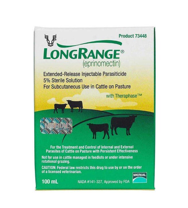 Buy LongRange Extended-Release Parasiticide for Cattle Online