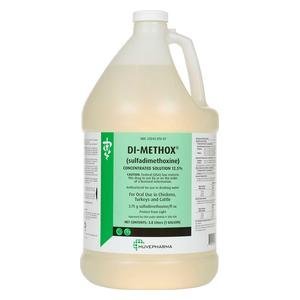Di-Methox 12.5% Sulfadimethoxine Solution for Cattle, Chickens and Turkeys