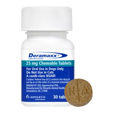 Buy Deramaxx 25mg Chewable Tablets For Dogs Online - Vet Pharma Med